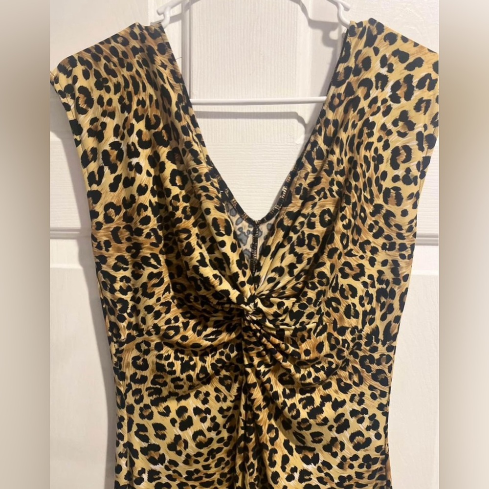 B.calm leopard print dress- women’s size 10